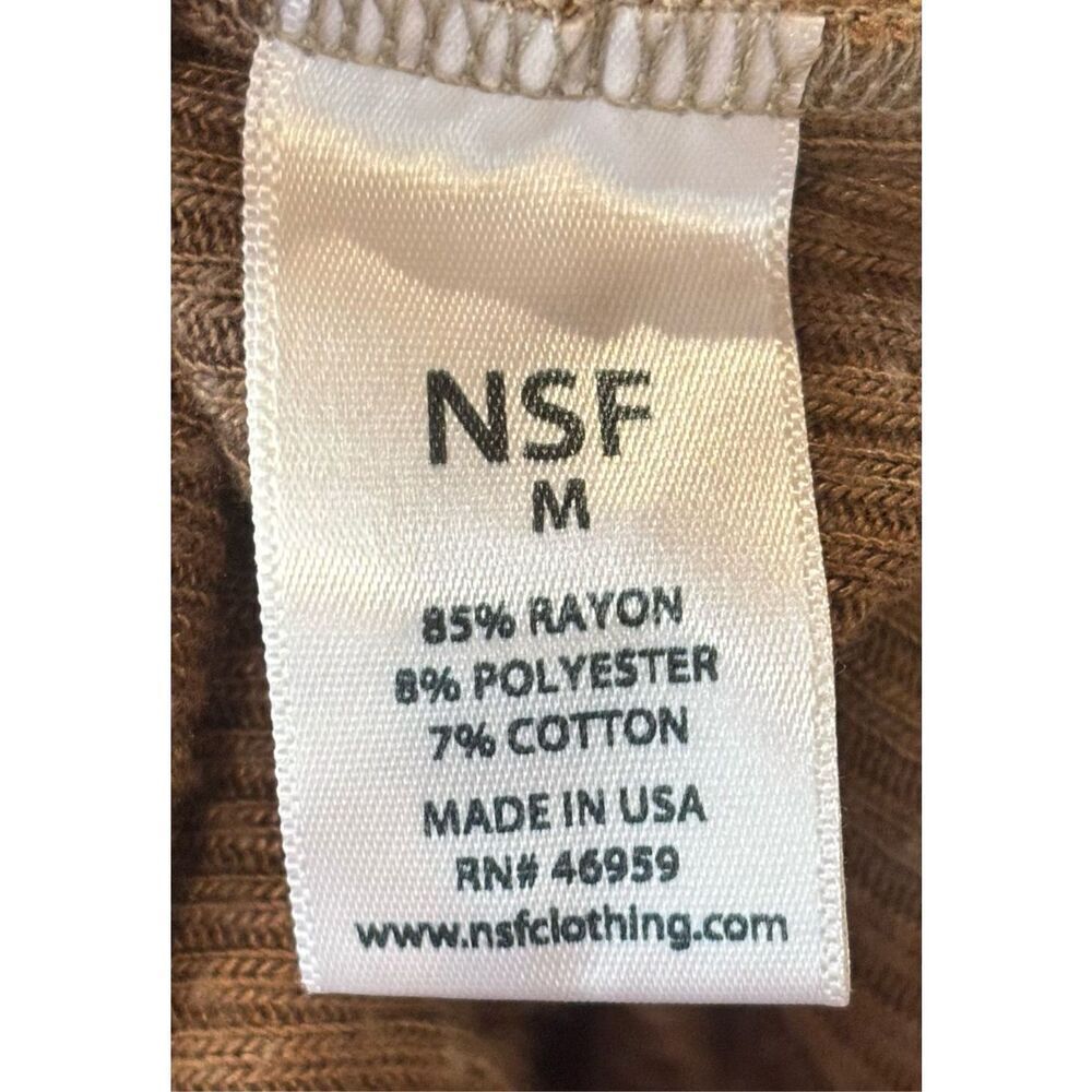 NSF Oversized Cardigan in Taupe NWT Size Medium N… - image 5